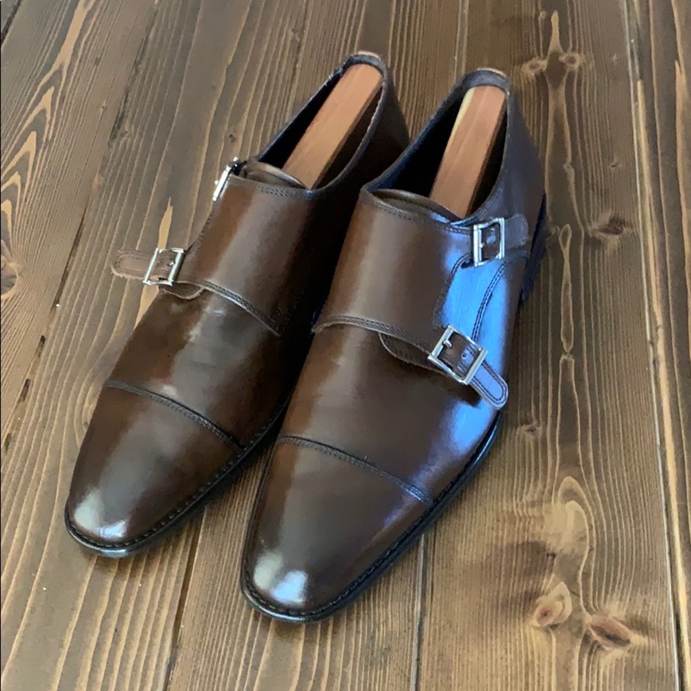 Florsheim Double Monk Strap Shoes. Size 7.5 D.